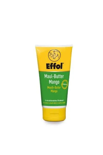 yellow and green mini tube of Effol Mouth Butter for horses
