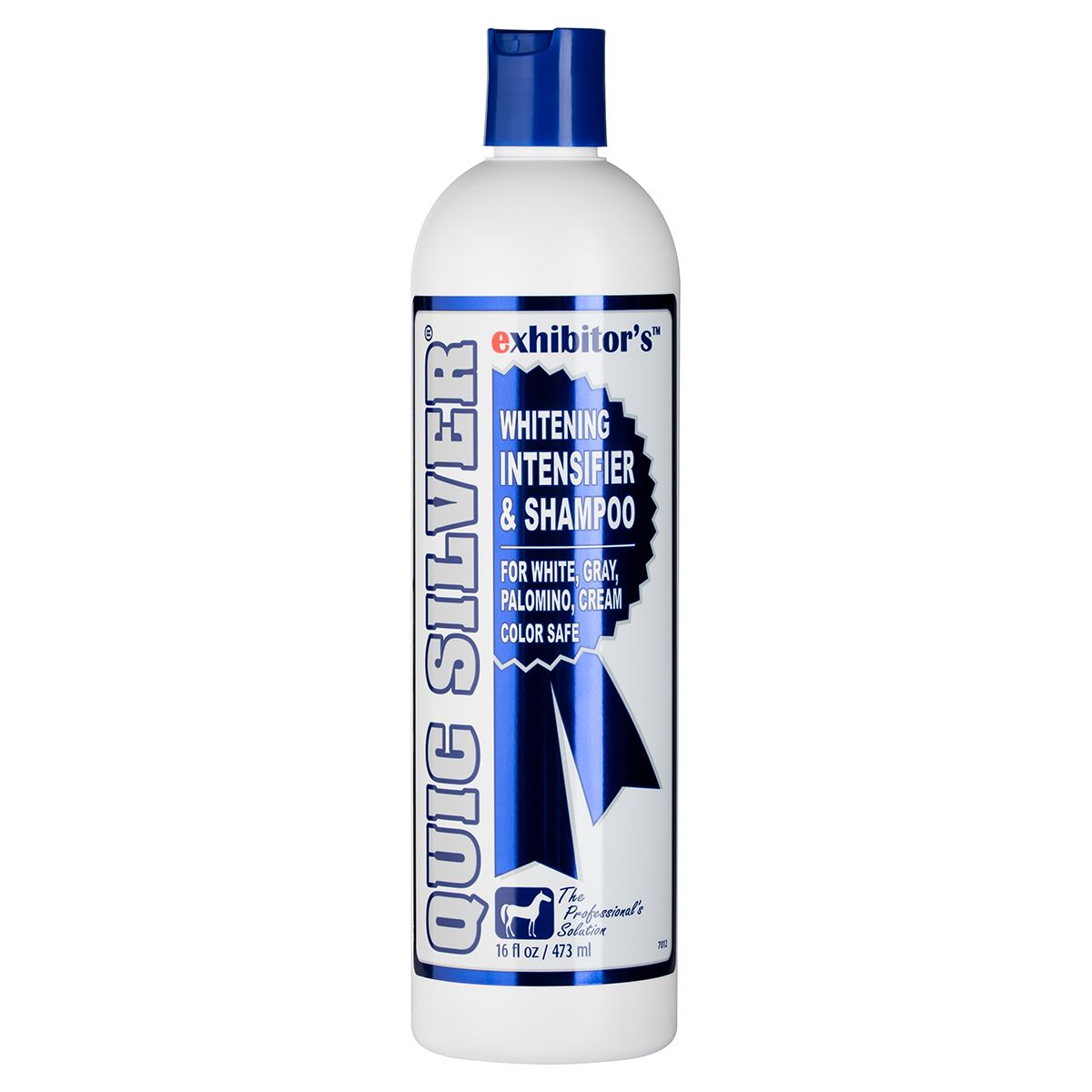 16oz bottle of Quic Silver whitening shampoo for horses