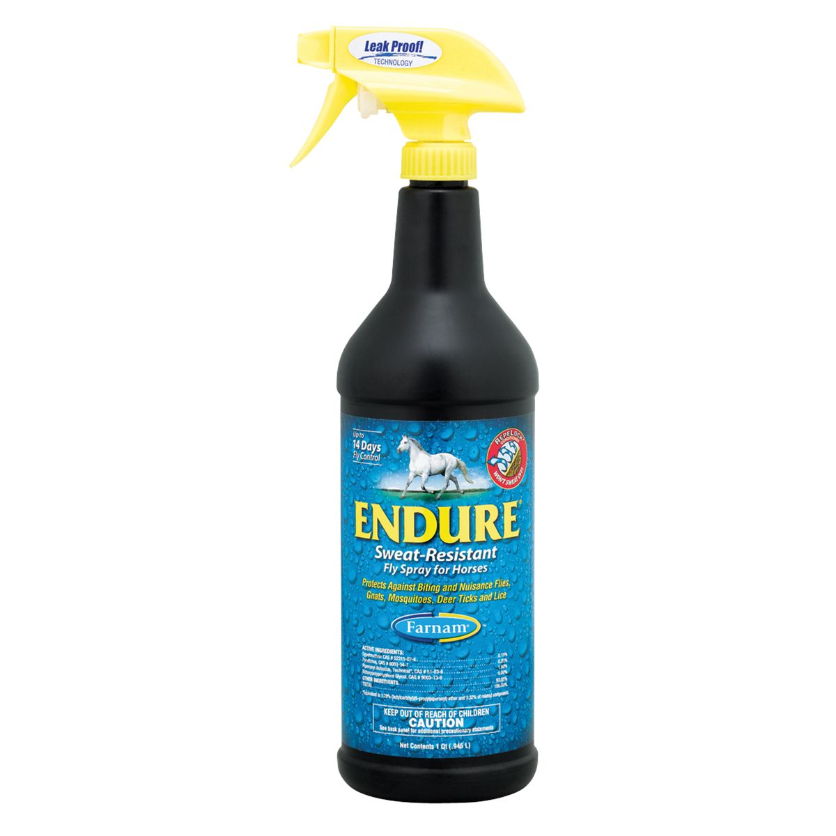 Spray bottle of Endure fly spray