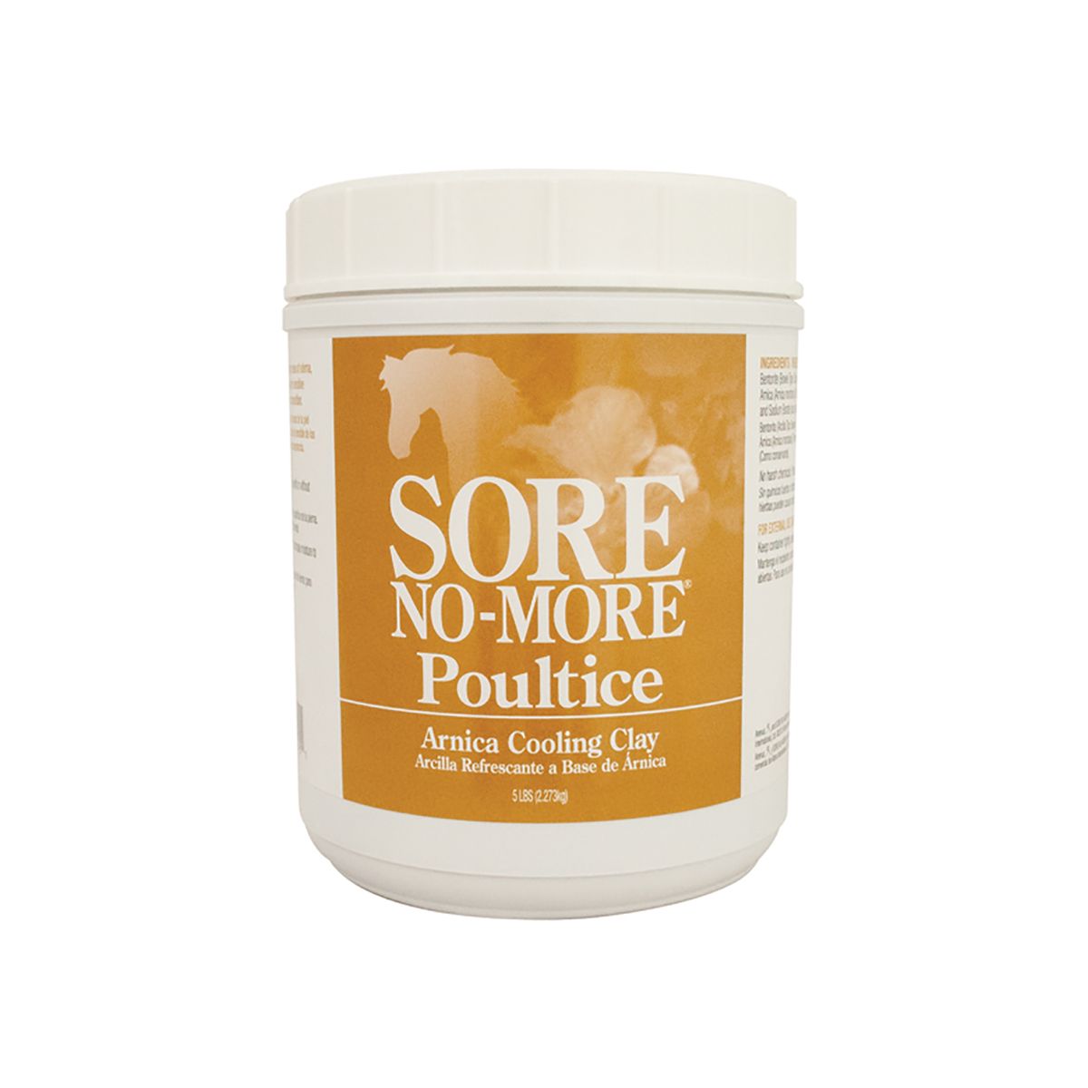 Gold label container of Sore no more poultice