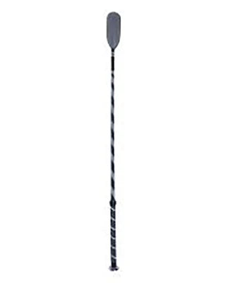 riding crop with navy and grey stripes