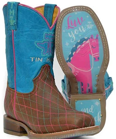Tin Haul Childs Topeka Square Toe Boots