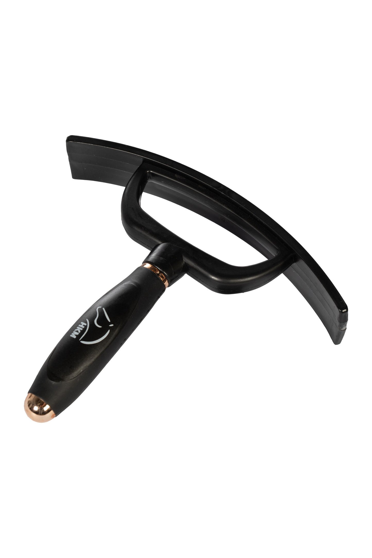 Black and rosegold equine sweat scraper