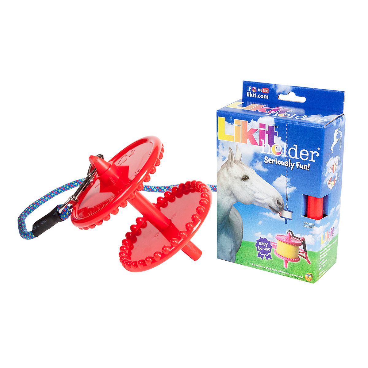 Red likit holder