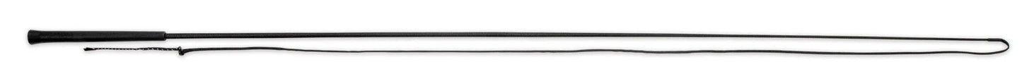 Equine lunging whip - black