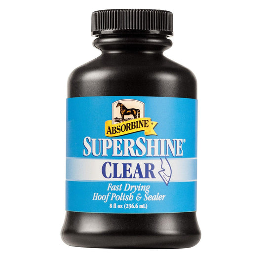 8 oz container of clear hoof shine for horses