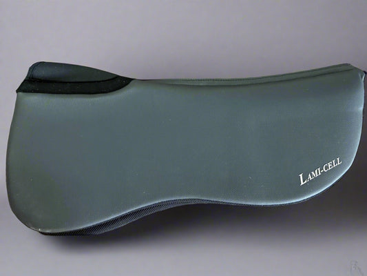 Black equestrian half pad