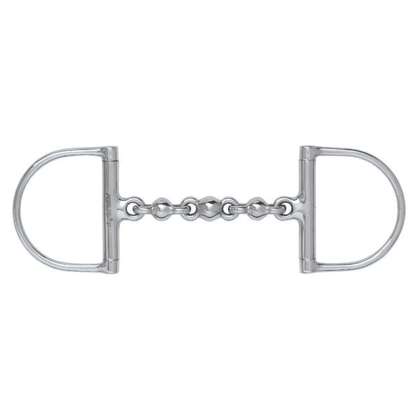 Equestrian waterford dee ring bit - stainless steel