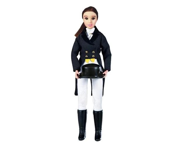 figure/doll dressed as a dressage equestrian