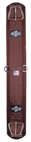 overview of a brown neoprene western cinch
