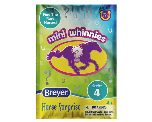 colorful package of breyer mini whinnies horse surprise series 4
