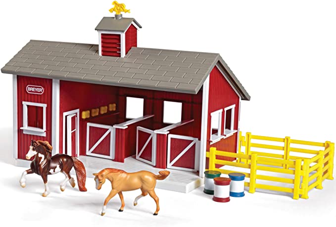 Breyer Red Stable Playset