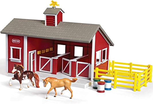 Breyer Red Stable Playset