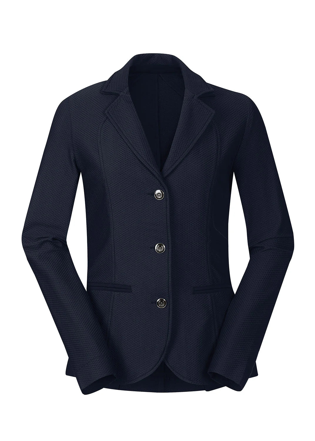 3 button equestrian show coat