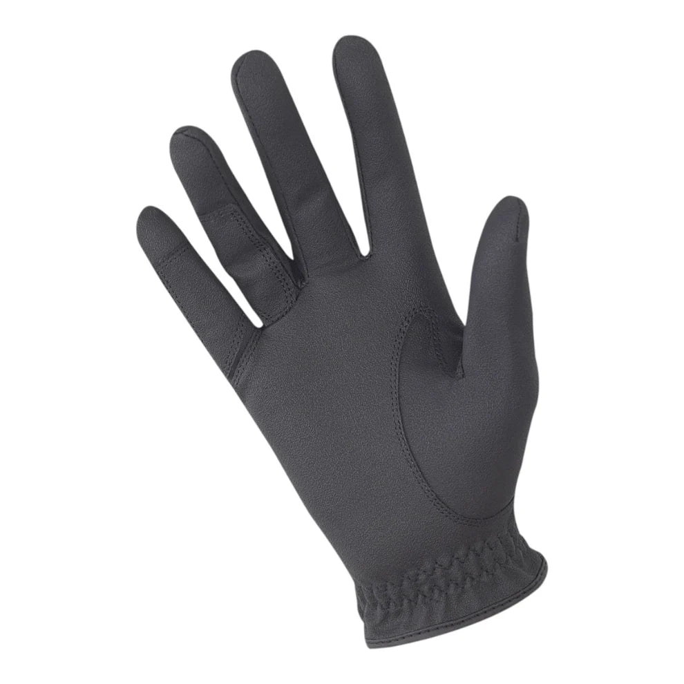Black glove on a white background
