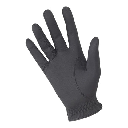 Black glove on a white background