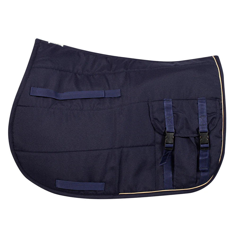 Saddle pad with pockets
