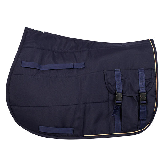 Saddle pad with pockets