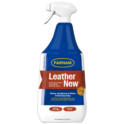 Farnam Leather New spray bottle on a white background