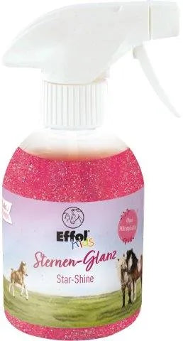 Pink glitter spray bottle for horses