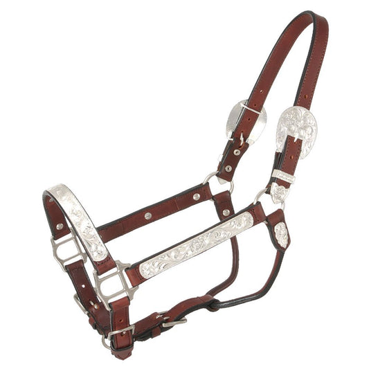 Royal Silver Bright Cut Edge Show Halter