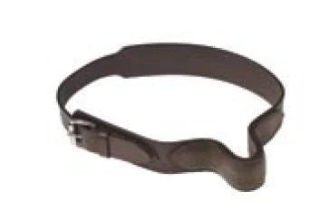 Single strap cribbing collar for horses