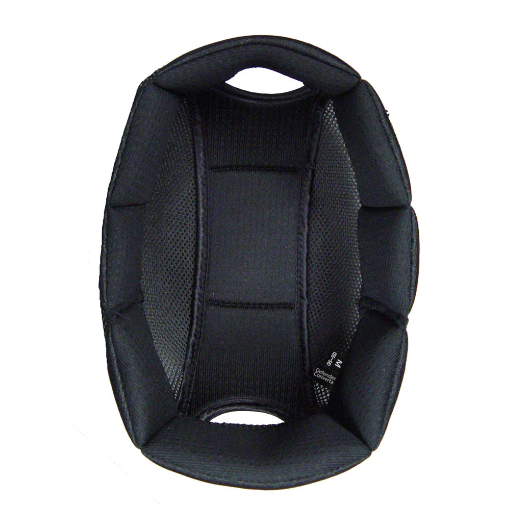 black riding helmet liner