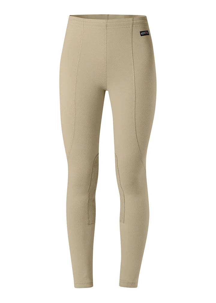 riding tights with knee patch