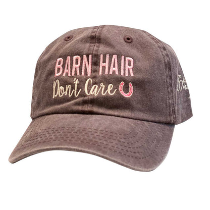 Brown cap "Barn Hair Don't Care"