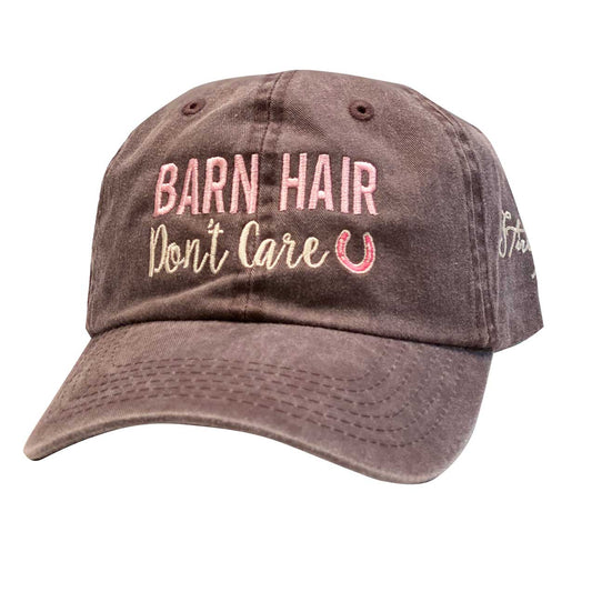 Brown cap "Barn Hair Don't Care"