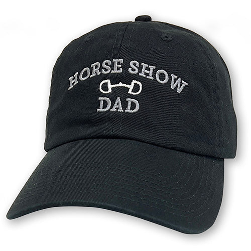 Black cap "Horse Show Dad"