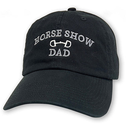Black cap "Horse Show Dad"