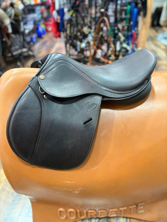 Like new english saddle - brown leather