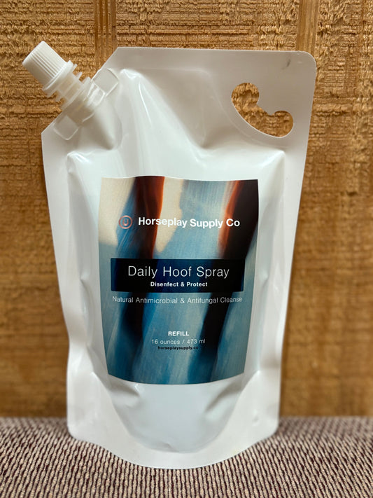 refill container of daily hoof spray