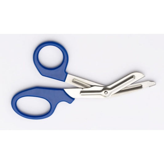 bandage scissors with blue handles