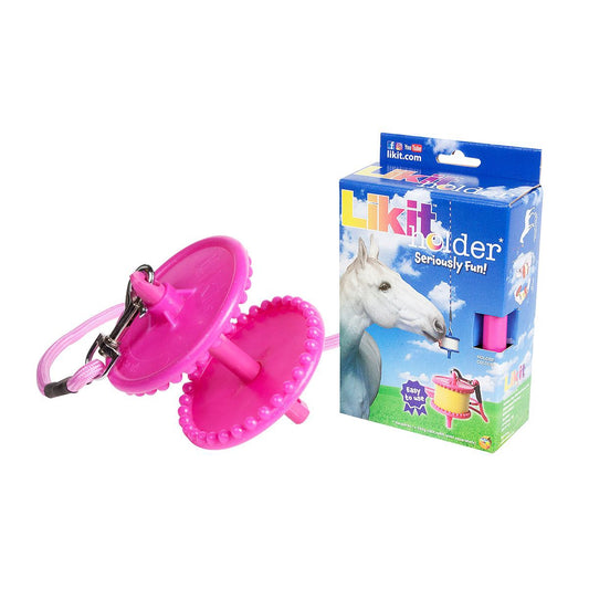 Likit brand horse toy/treat dispenser - hot pink