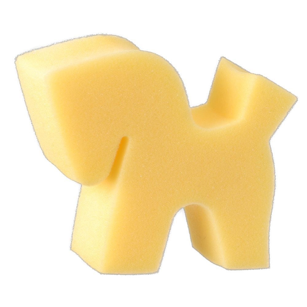 yellow sponge in the shape of a horse