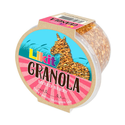 Likit brand horse treat Granola Mixed Berry flavor