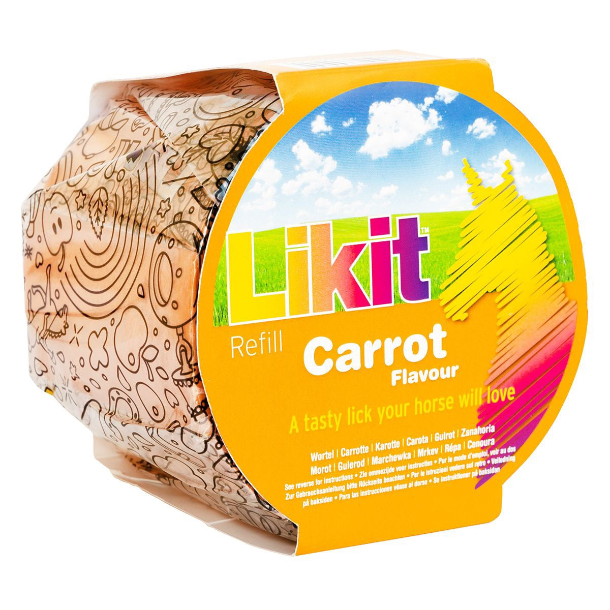 Likit brand horse treat Carrot flavor