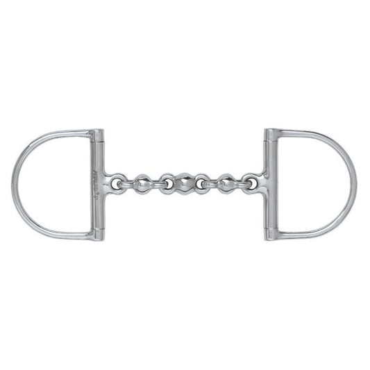 Equestrian waterford dee ring bit - stainless steel