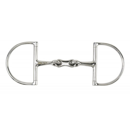 Equestrian stainless steel french link hunter dee bit
