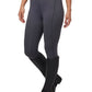 grey equestrian riding tights on model