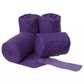 purple set of equestrian polo wraps