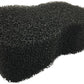 Black equestrian grooming sponge
