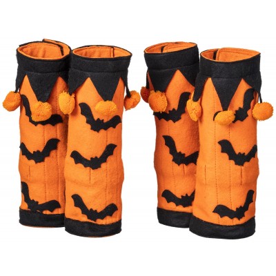 Orange halloween horse leg wraps with little black bats