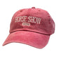 Rose colored baseball style equestrian cap with "Horse Show Mom" embroidered on the front.