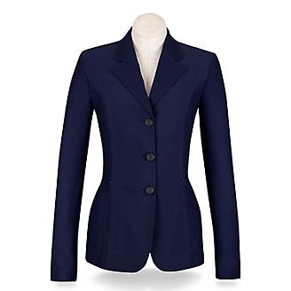 Navy equestrian show jacket with three buttons