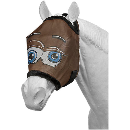 fly mask with funny face