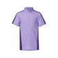 two tone purple short sleeve ice fil equestrian riding shirt quarter zip 